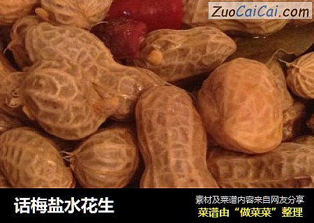 话梅盐水花生