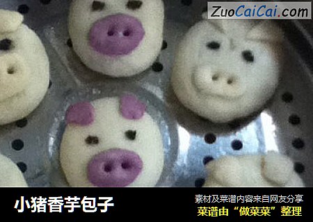 小猪香芋包子