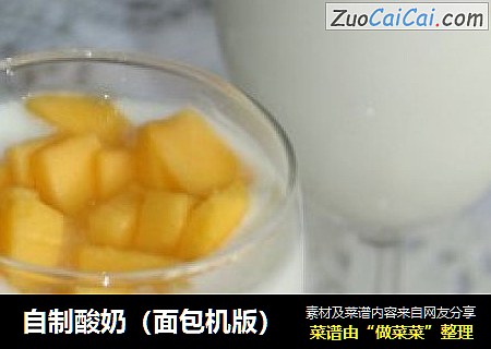 自制酸奶（面包机版）