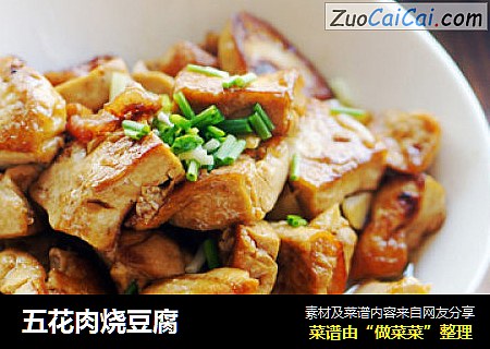 五花肉烧豆腐