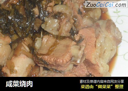 咸菜烧肉