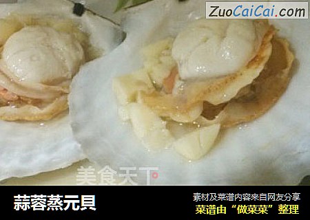 蒜蓉蒸元貝