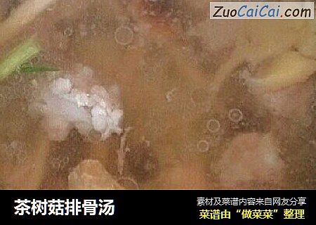茶树菇排骨汤