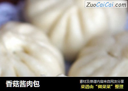 香菇酱肉包