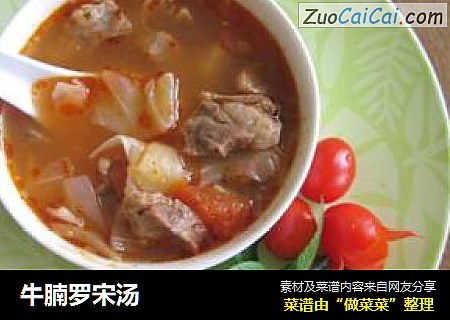 牛腩罗宋汤
