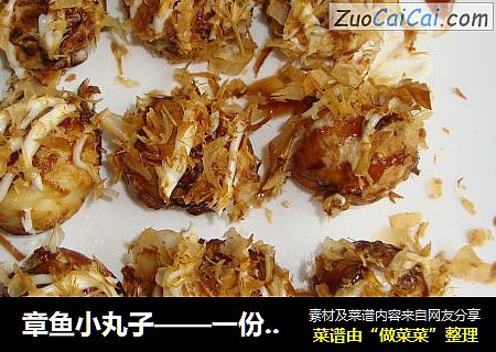 章鱼小丸子——一份美食   一份快乐