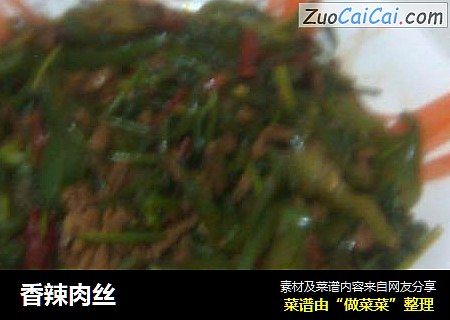 香辣肉丝