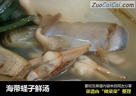 海带蛏子鲜汤