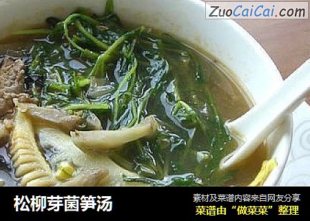 松柳芽菌笋汤