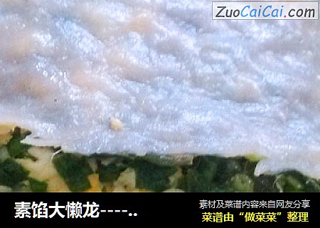 素馅大懒龙-----懒人的食谱