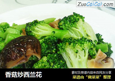香菇炒西兰花