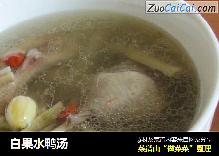 白果水鸭汤