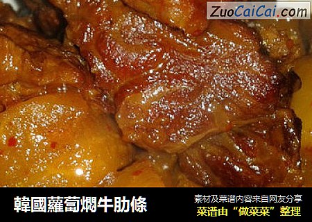 韓國蘿蔔燜牛肋條