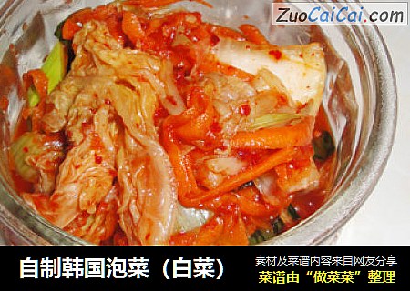 自制韩国泡菜（白菜）