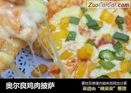 奥尔良鸡肉披萨