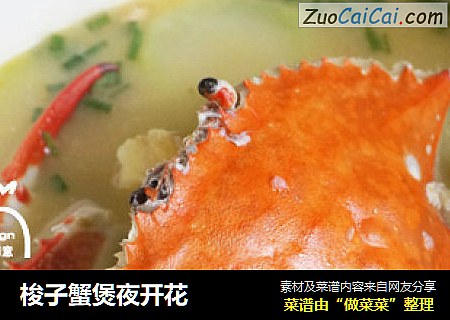 梭子蟹煲夜开花