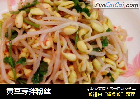黄豆芽拌粉丝