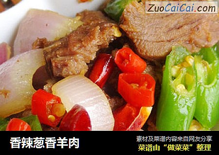 香辣葱香羊肉