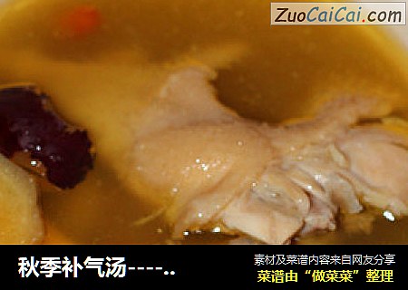 秋季补气汤----黄芪老鸡汤