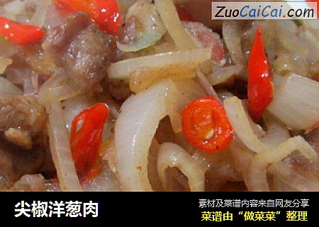 尖椒洋葱肉