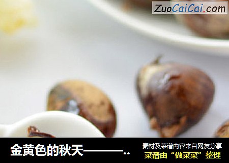 金黄色的秋天————蜂蜜烤板栗