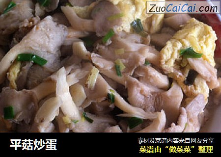 平菇炒蛋