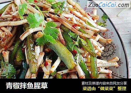 青椒拌鱼腥草