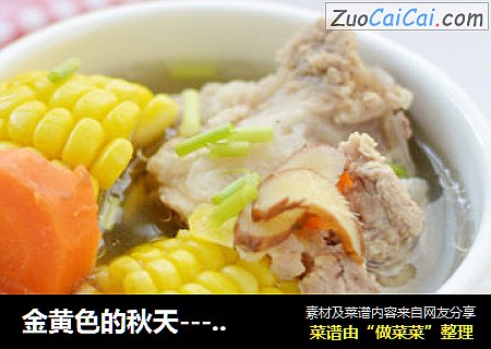 金黄色的秋天-------玉米大骨头汤