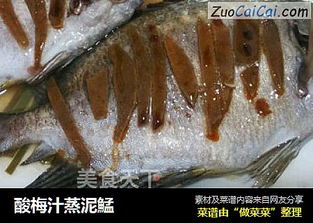 酸梅汁蒸泥鯭