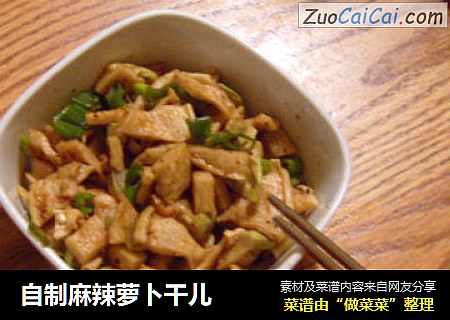 自制麻辣萝卜干儿