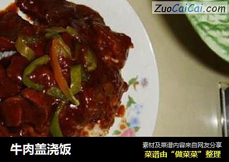 牛肉盖浇饭