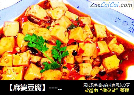 【麻婆豆腐】---附自制嫩豆腐麻辣鲜香就是它