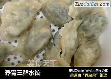 养胃三鲜水饺