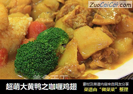 超萌大黄鸭之咖喱鸡翅