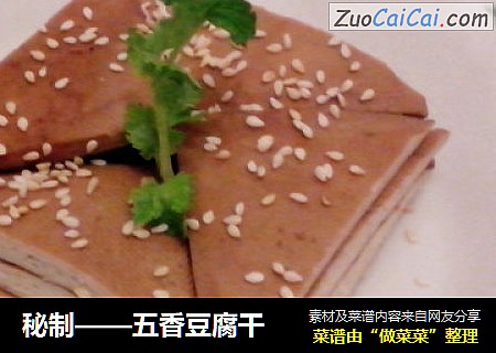 秘制——五香豆腐干