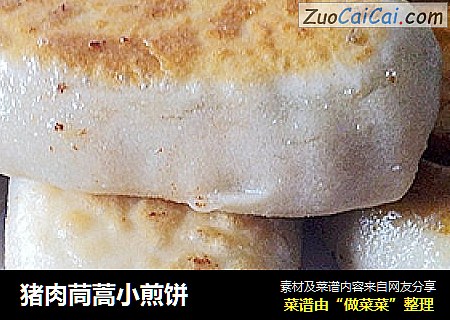 猪肉茼蒿小煎饼