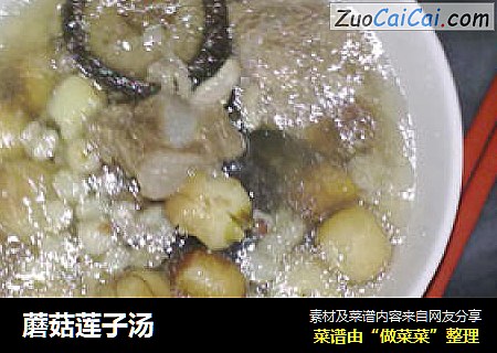 蘑菇莲子汤