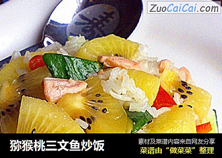 猕猴桃三文鱼炒饭