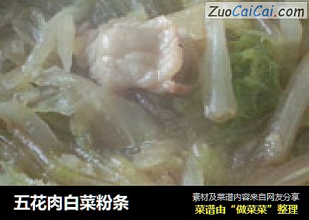 五花肉白菜粉条