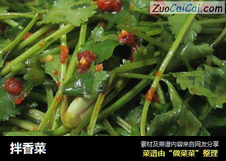 拌香菜