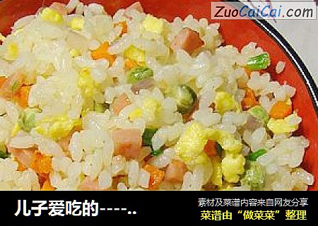 儿子爱吃的----------【家常炒饭】