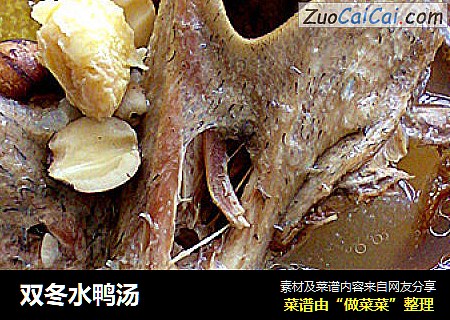 双冬水鸭汤
