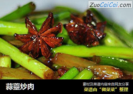蒜薹炒肉