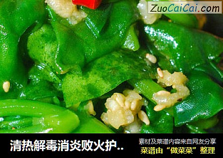 清热解毒消炎败火护眼保健的凉拌美食—凉拌穿心莲