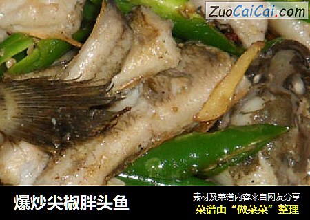 爆炒尖椒胖头鱼