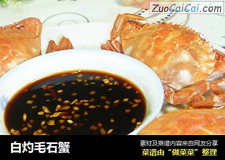 白灼毛石蟹