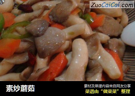 素炒蘑茹