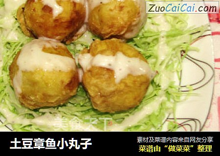 土豆章鱼小丸子