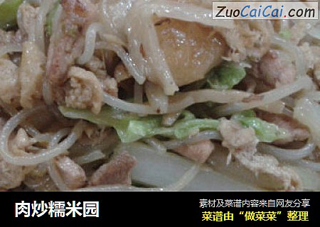 肉炒糯米园