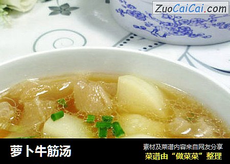 萝卜牛筋汤